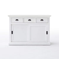 Halifax Buffet with Sliding Doors - White