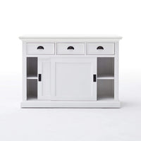Halifax Buffet with Sliding Doors - White