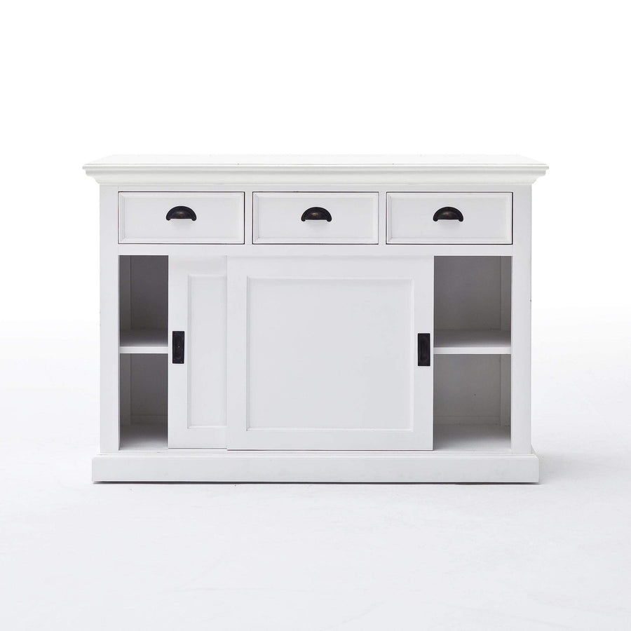 Halifax Buffet with Sliding Doors - White
