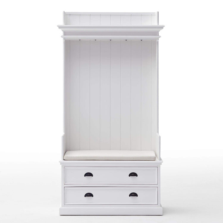 Halifax Coat Hanger Unit With Drawers - Wit | Marcottestyle