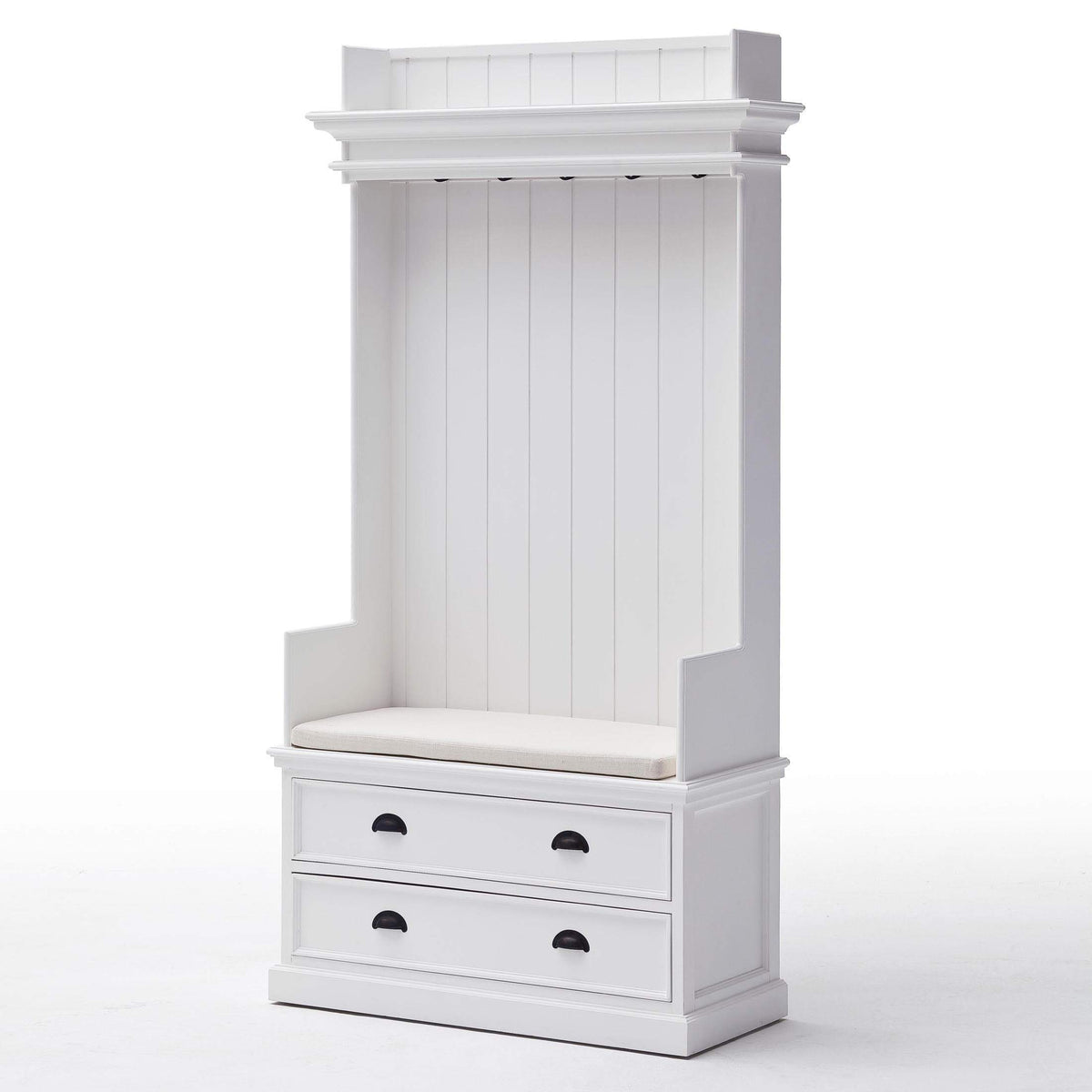 Halifax Coat Hanger Unit With Drawers - Wit | Marcottestyle