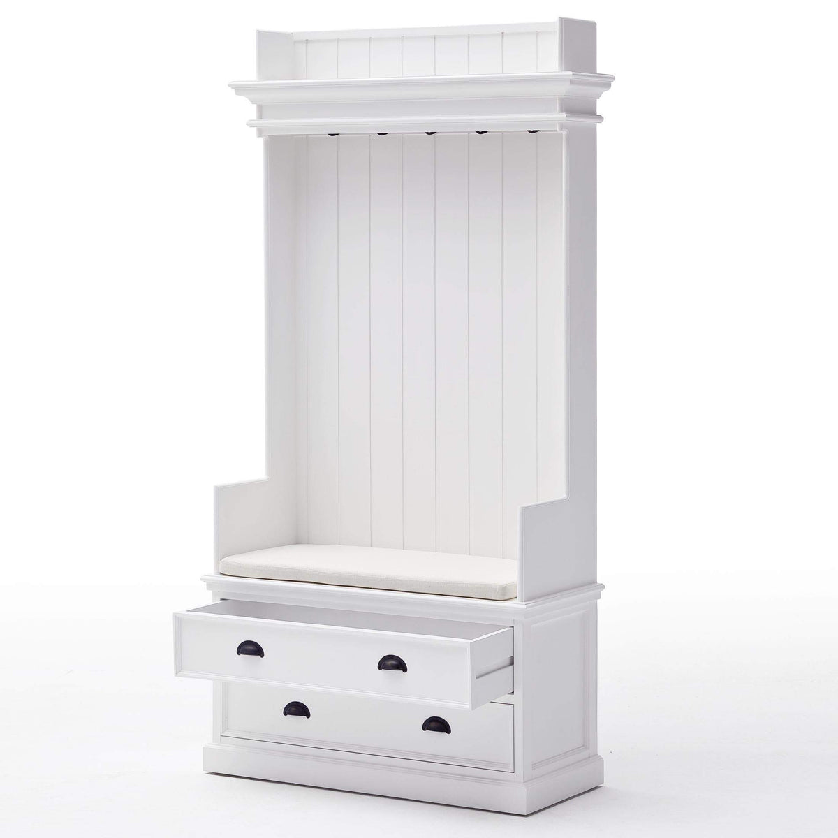 Halifax Coat Hanger Unit With Drawers - Wit | Marcottestyle