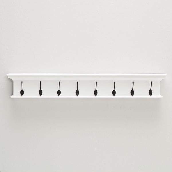 Halifax Coat Hanger Wall Unit 8 Hook - Wit | Marcottestyle