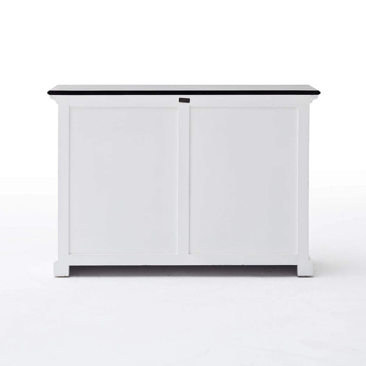 Halifax Contrast Buffet - White with Black Top | Marcottestyle