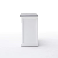 Halifax Contrast Buffet - Wit met zwart topje | Marcottestyle