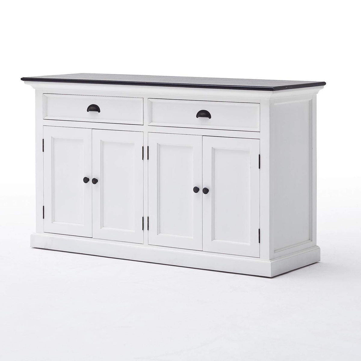Halifax Contrast Buffet - Blanc with Noir Top | Marcottestyle