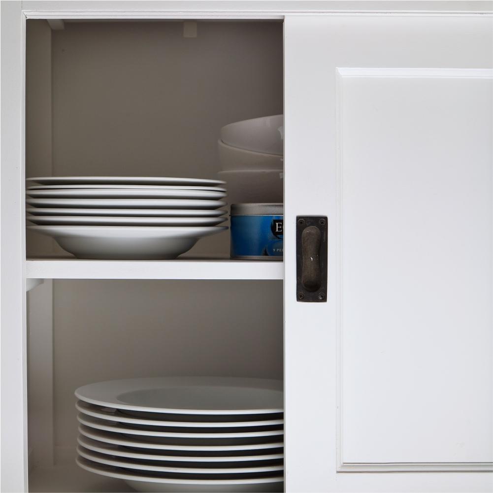 Halifax Contrast Buffet - White with Black Top | Marcottestyle