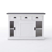 Halifax Contrast Buffet - Wit met zwart topje | Marcottestyle