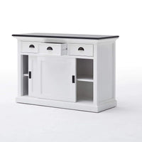 Halifax Contrast Buffet - Wit met zwart topje | Marcottestyle