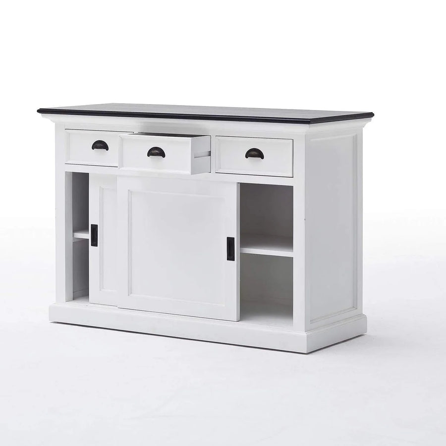 Halifax Contrast Buffet - Wit met zwart topje | Marcottestyle