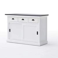 Halifax Contrast Buffet - Wit met zwart topje | Marcottestyle