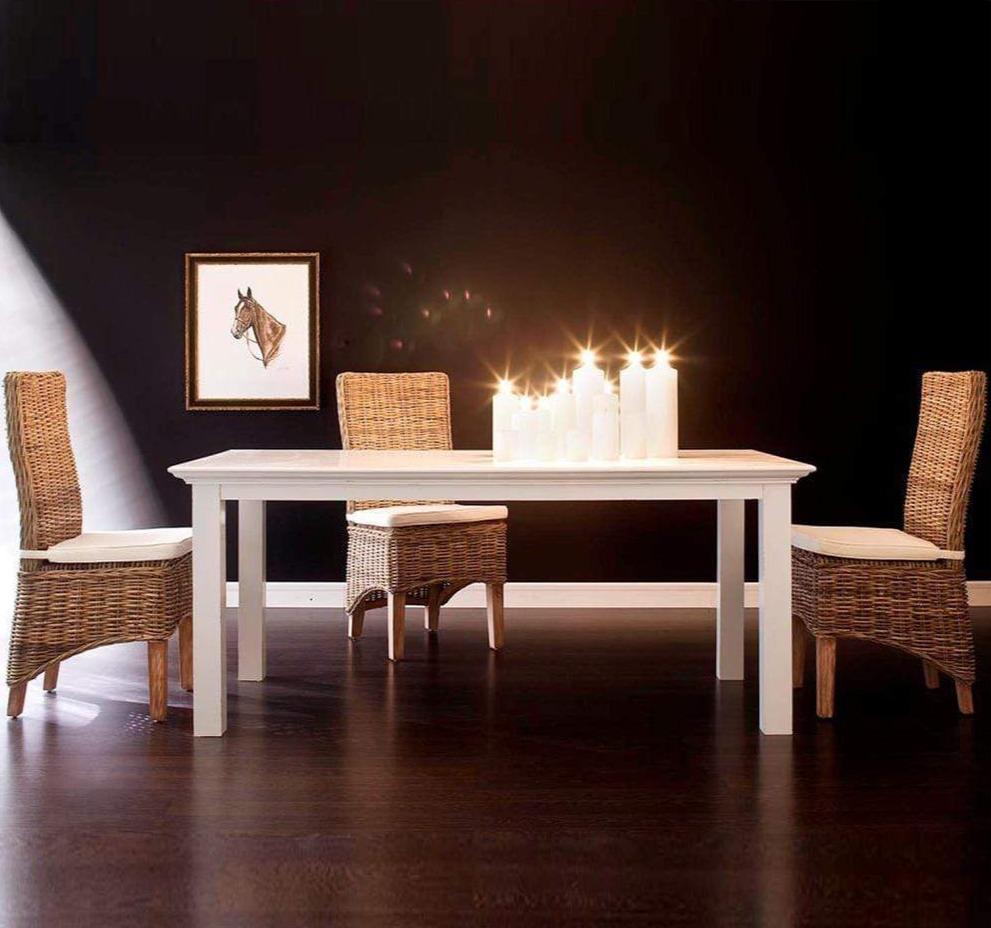 Halifax Dining Table 160cm - Blanc | Marcottestyle
