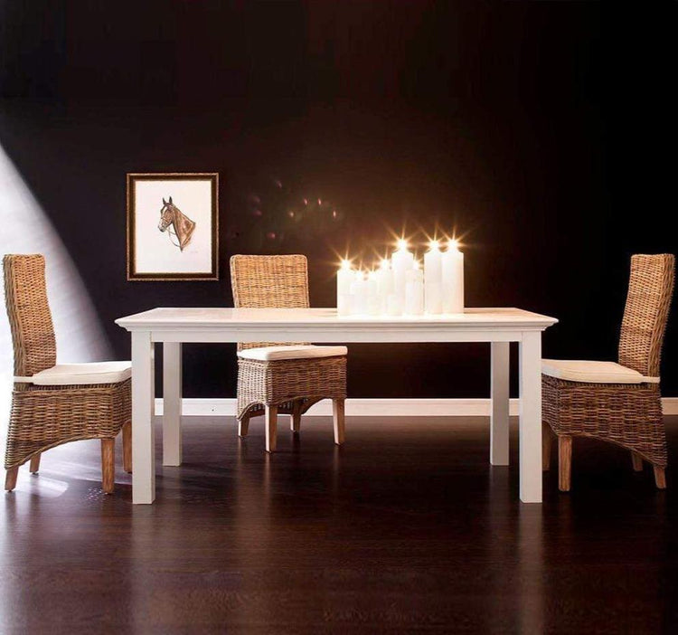 Halifax Dining Table 160cm - Blanc | Marcottestyle