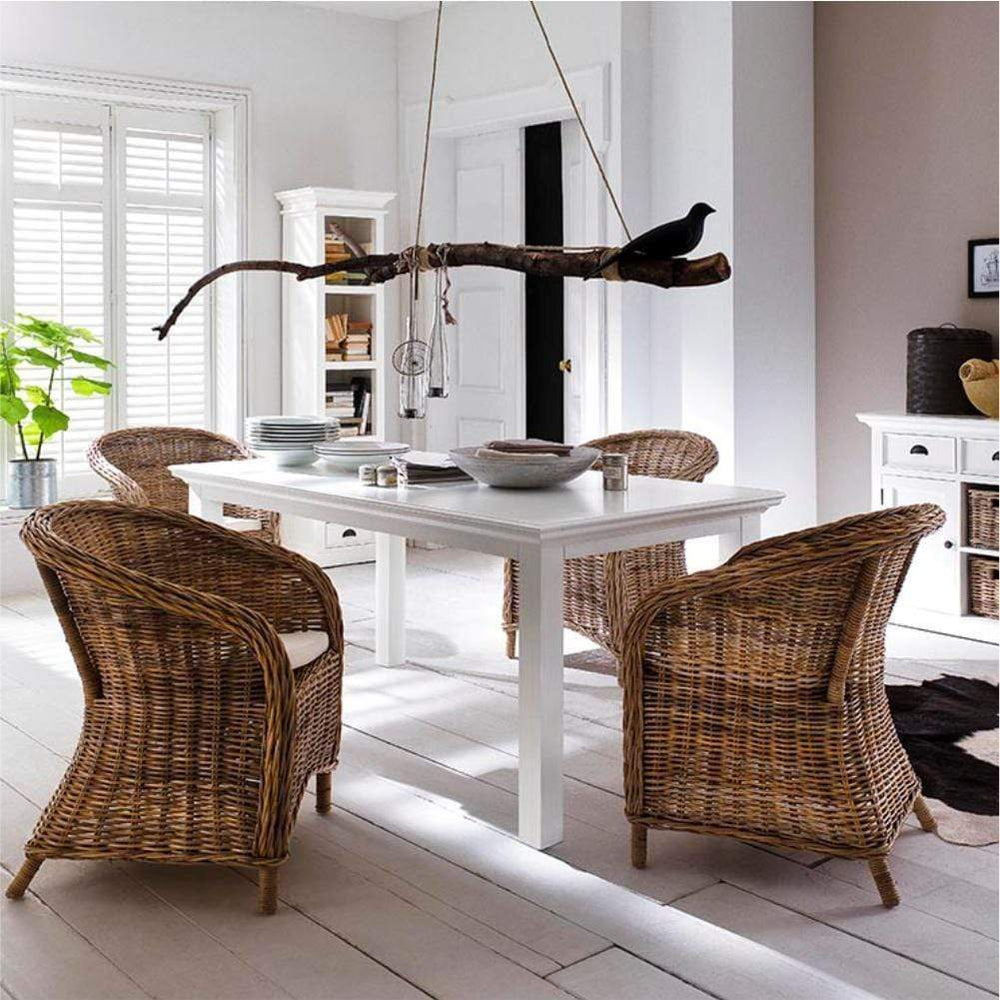 Halifax Dining Table 200cm - White - View 2