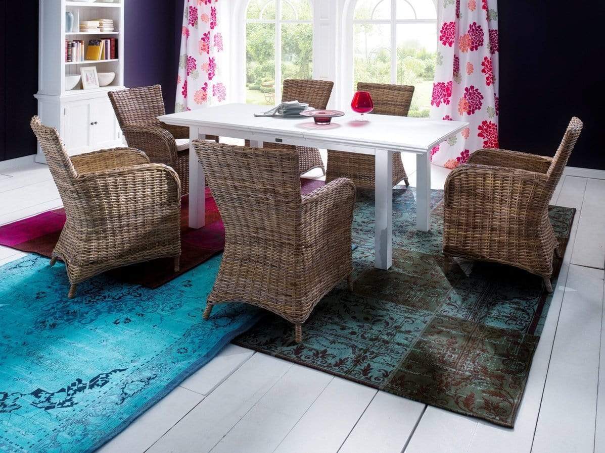 Halifax Extension Dining Table - Blanc | Marcottestyle