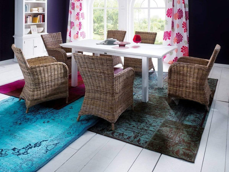 Halifax Extension Dining Table - Blanc | Marcottestyle