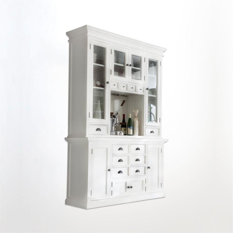 Halifax Kitchen Buffet & Hutch - Blanc | Marcottestyle
