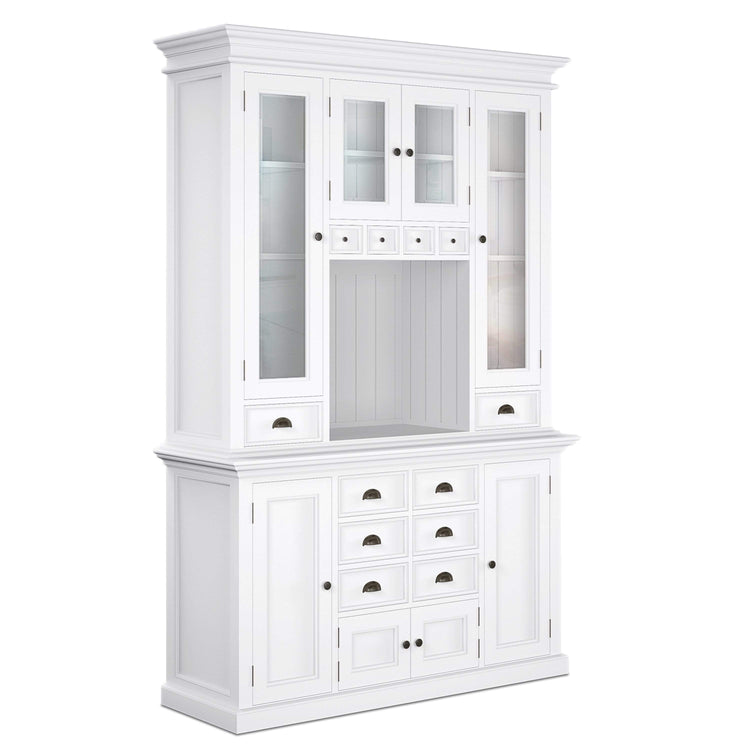 Halifax Kitchen Buffet & Hutch - Blanc | Marcottestyle
