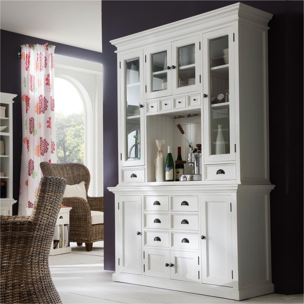 Halifax Kitchen Buffet & Hutch - Blanc | Marcottestyle