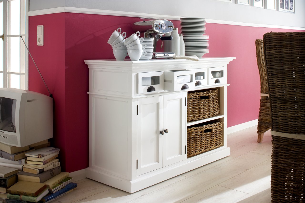 Halifax Keukenbuffet - wit | Marcottestyle