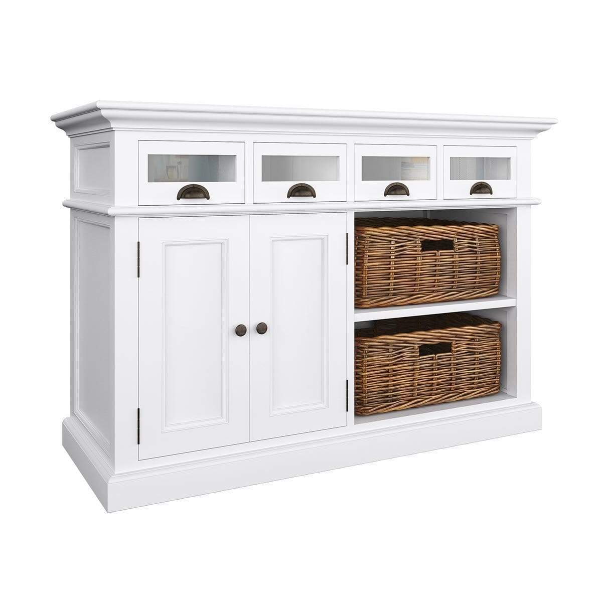 Halifax Kitchen Buffet - White | Marcottestyle