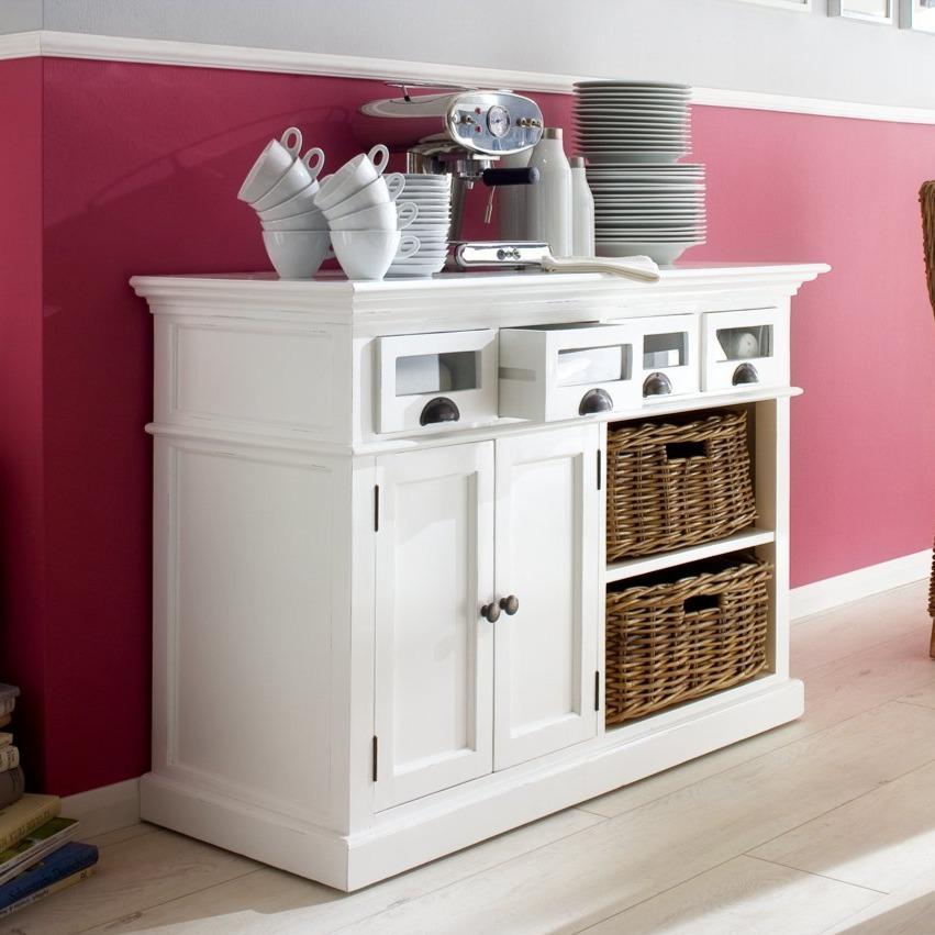 Halifax Kitchen Buffet - White | Marcottestyle