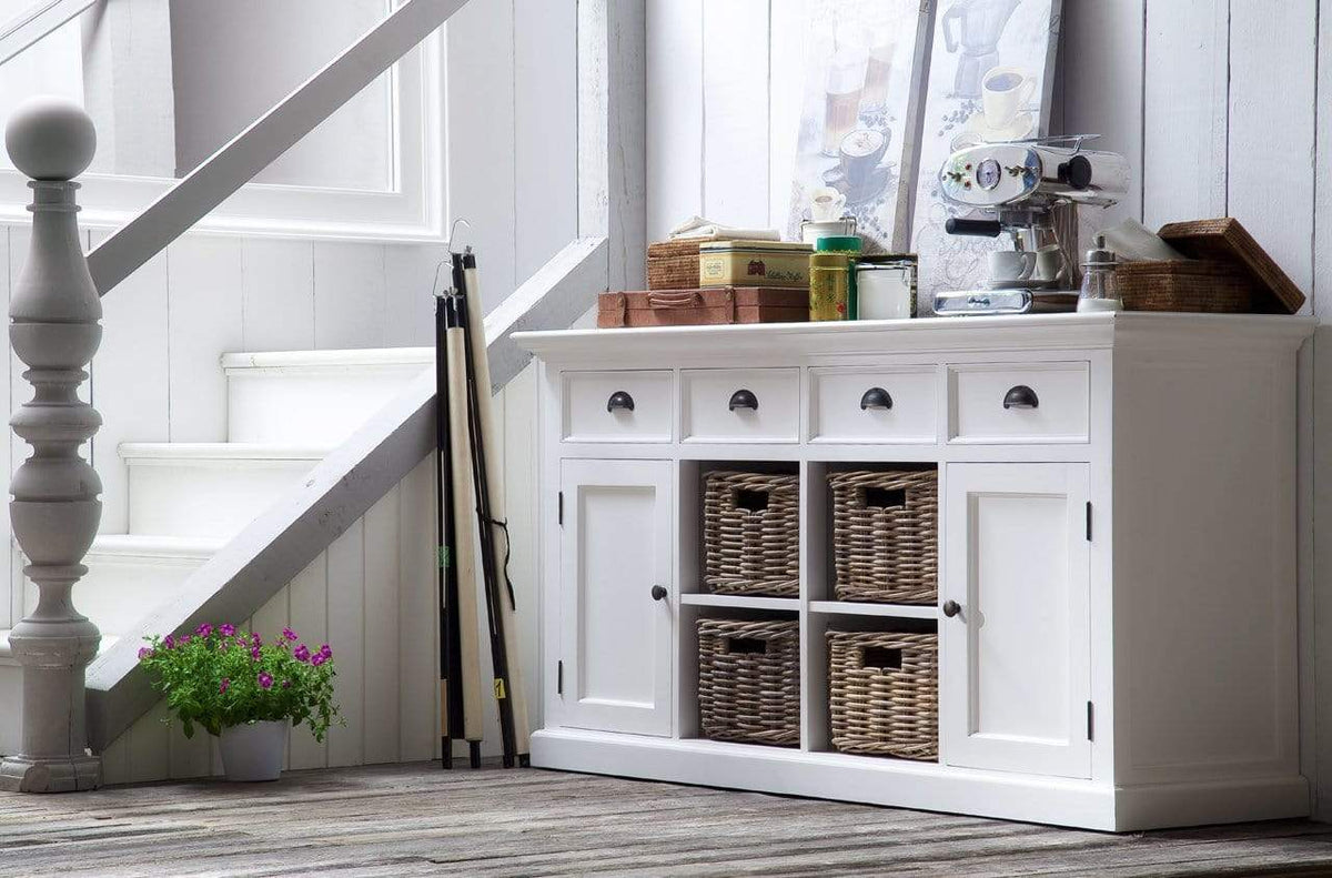 Halifax Large Buffet - White | Marcottestyle