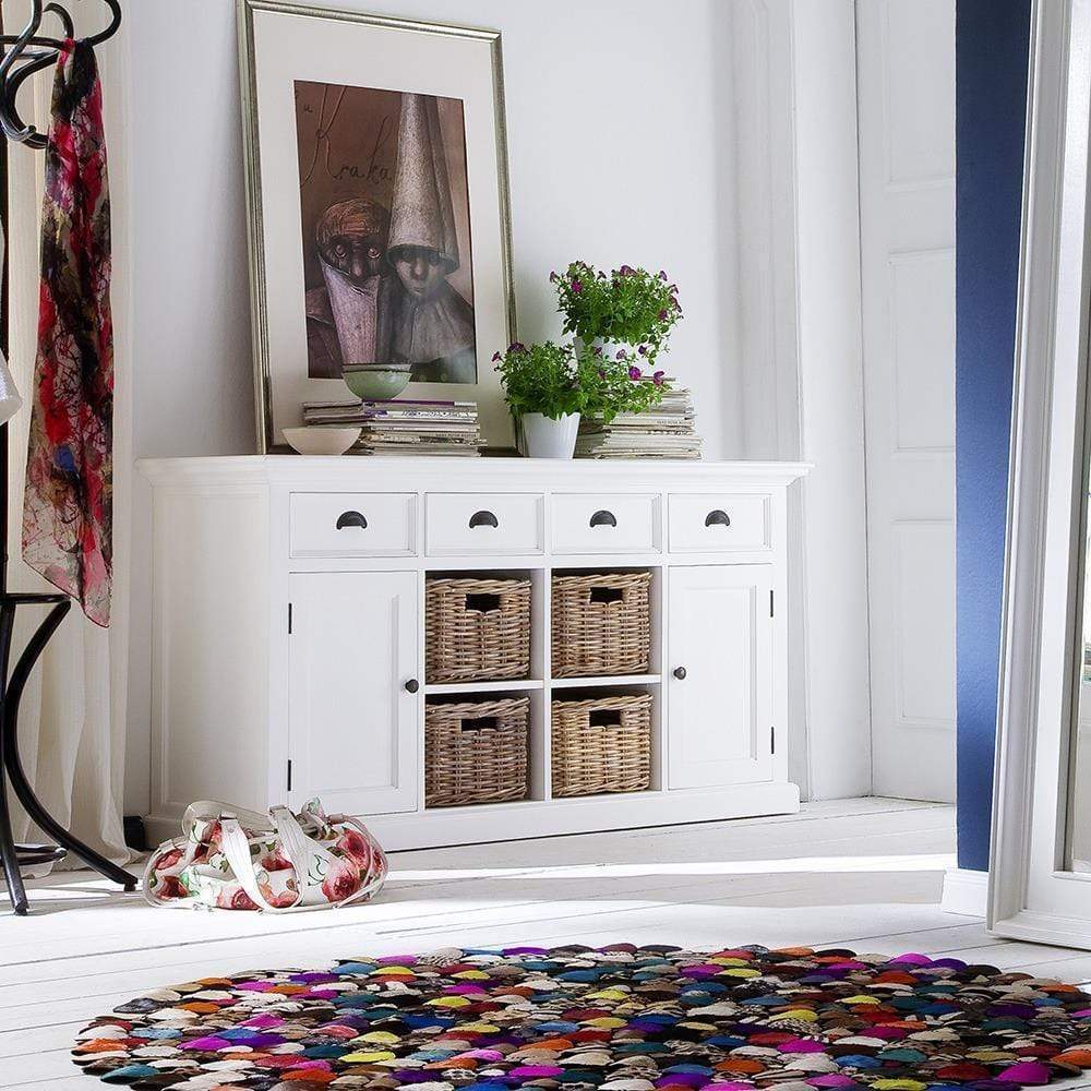 Halifax Large Buffet - White | Marcottestyle