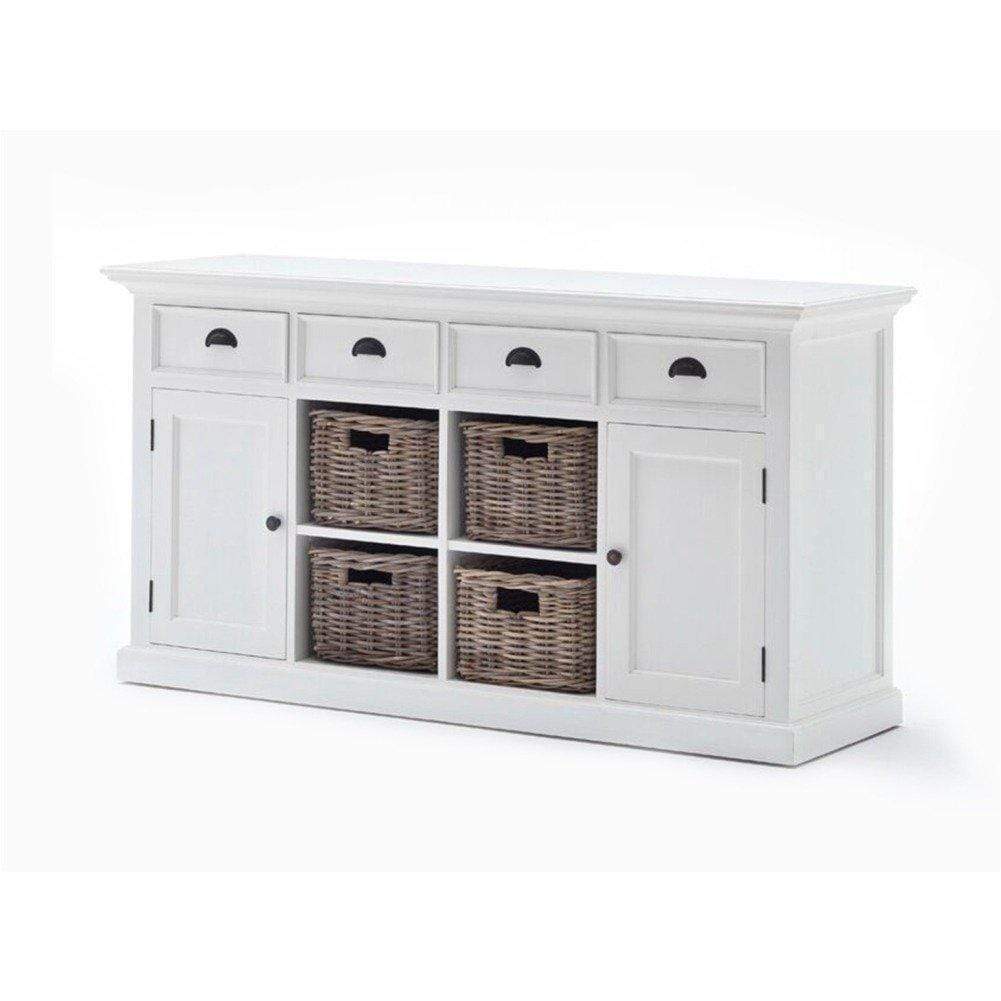 Halifax Large Buffet - White | Marcottestyle