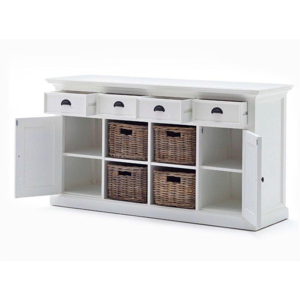 Halifax Large Buffet - White | Marcottestyle