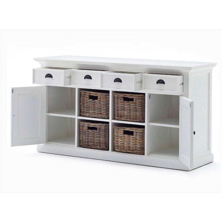 Halifax Large Buffet - White | Marcottestyle