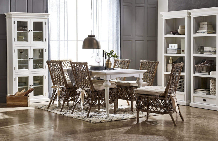 Halifax Medium Bookcase - White | Marcottestyle