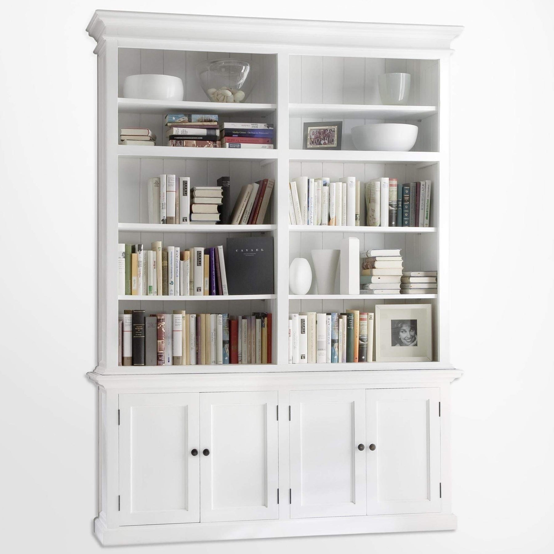 Halifax Medium Aufsatzschrank Bücherregal - Weiß