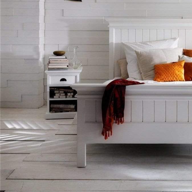 Halifax Side Table - Blanc | Marcottestyle