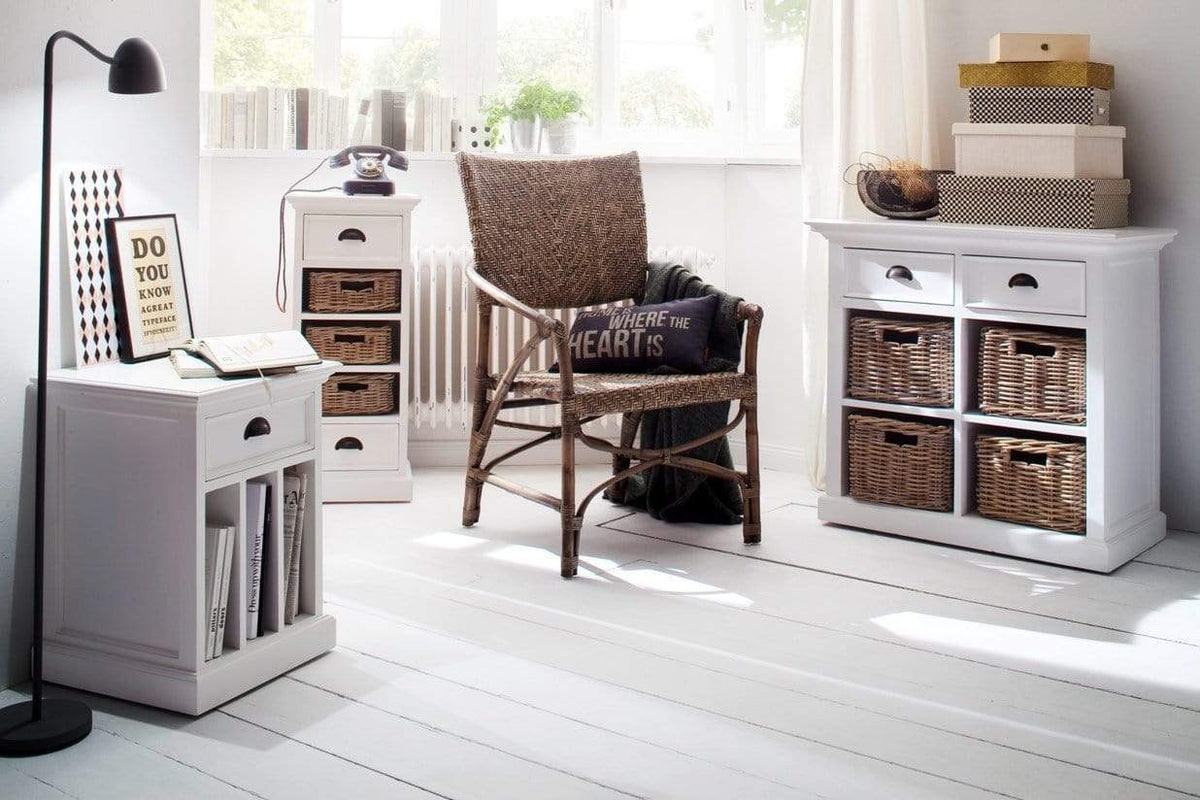 Halifax Side Table - Blanc | Marcottestyle