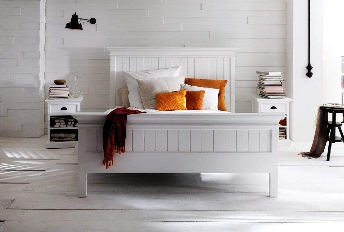 Halifax Side Table - Blanc | Marcottestyle