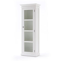 Halifax Single Vitrine - Weiß