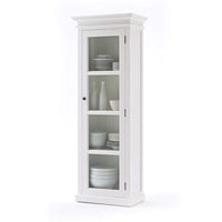 Halifax Single Vitrine - Weiß