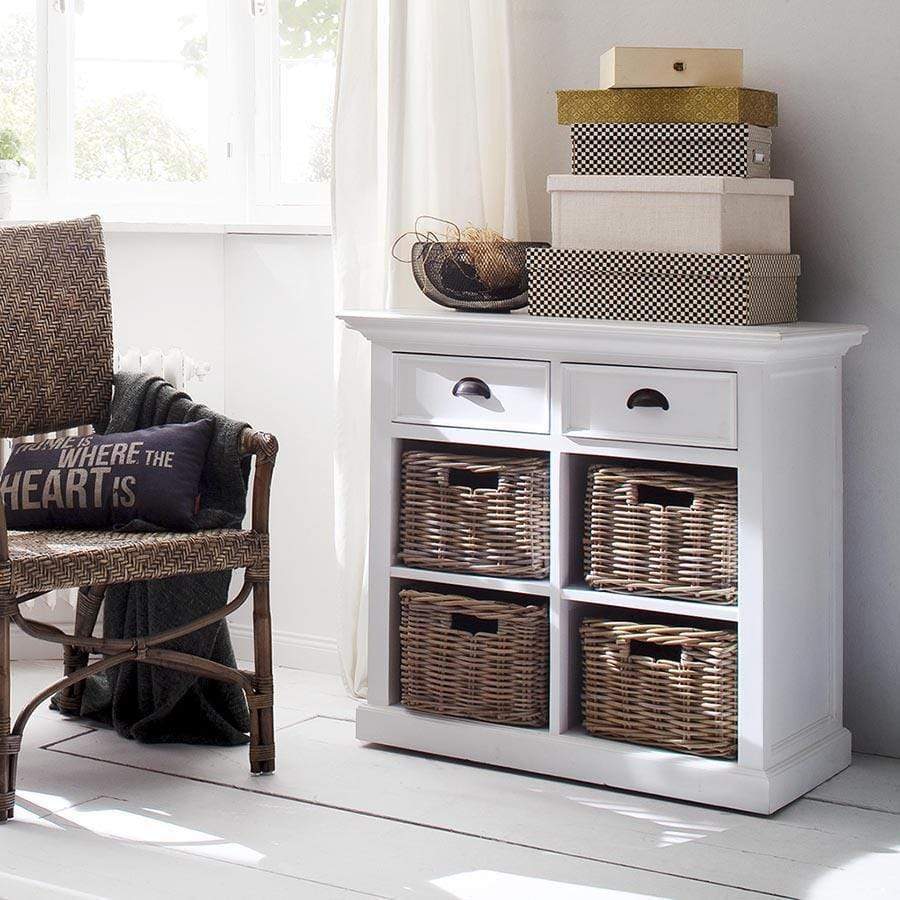 Halifax Small Buffet - White | Marcottestyle