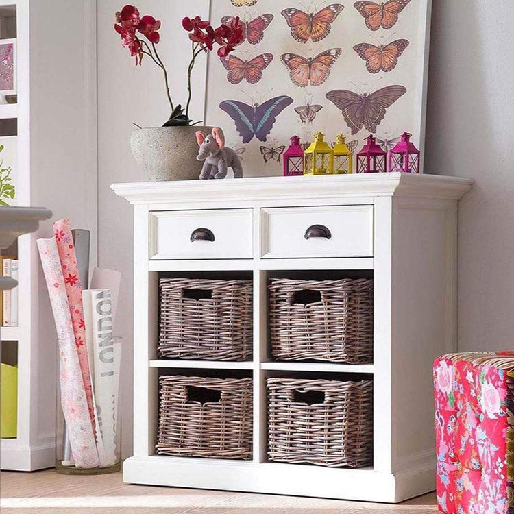 Halifax Small Buffet - White | Marcottestyle