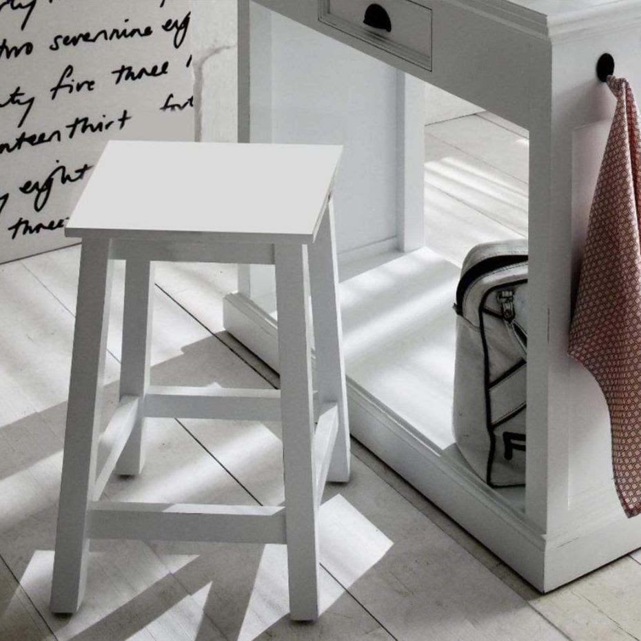 Halifax Stool - Blanc | Marcottestyle