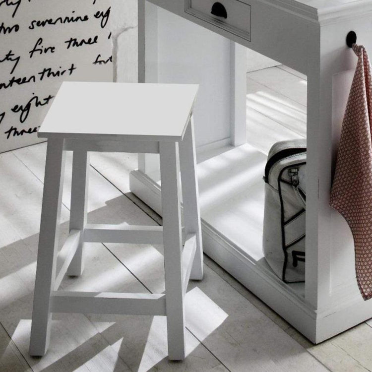 Halifax Stool - Blanc | Marcottestyle