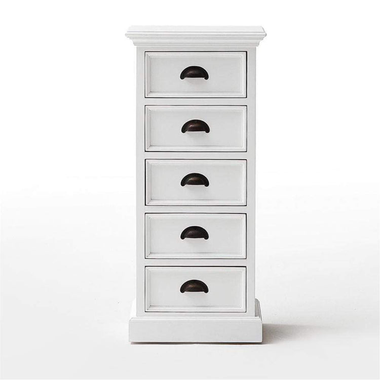 Halifax Storage Unit 5 Drawers - Blanc | Marcottestyle