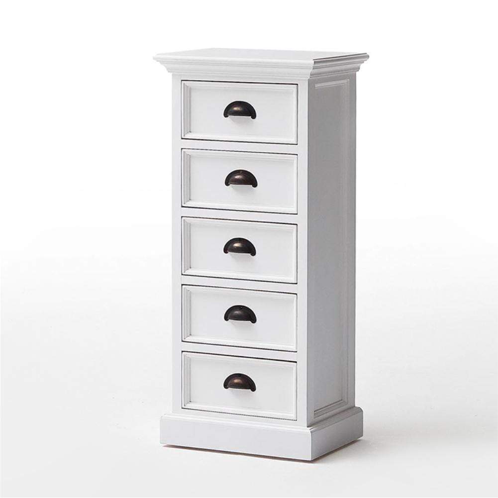 Halifax Storage Unit 5 Drawers - Blanc | Marcottestyle