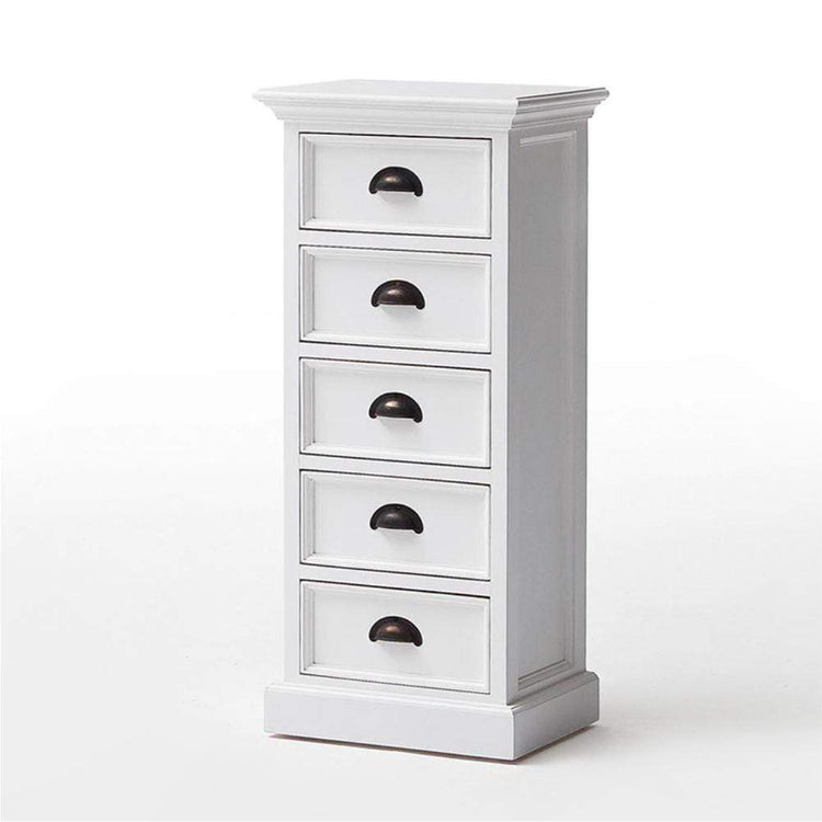Halifax Storage Unit 5 Drawers - Blanc | Marcottestyle