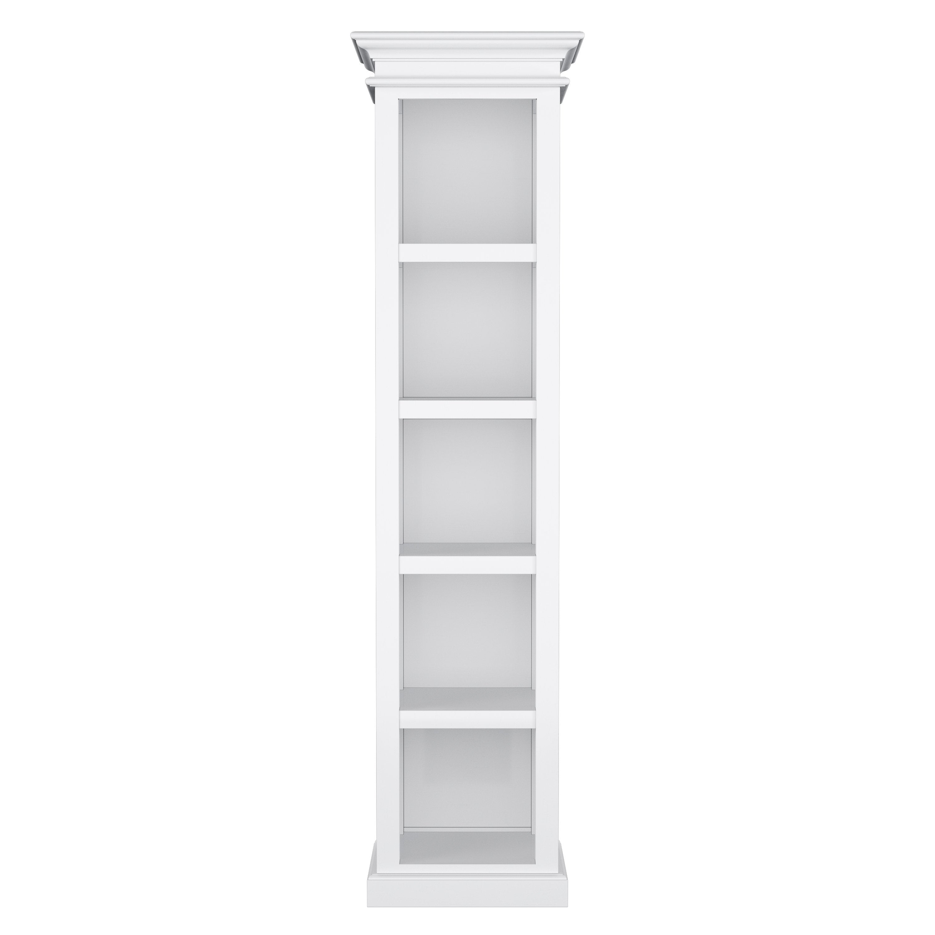 Halifax Thin Line Bookcase - White
