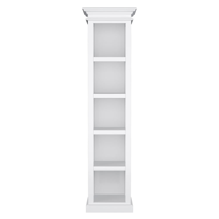 Halifax Thin Line Bookcase - Weiß | Marcottestyle