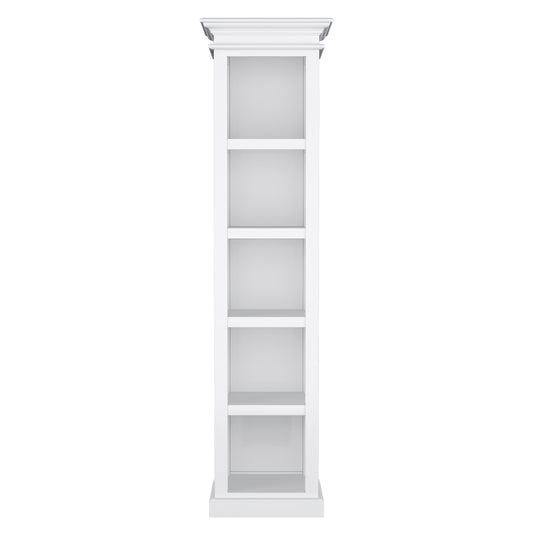 Halifax Thin Line Bookcase - Weiß | Marcottestyle