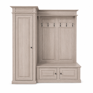Garderobenschrank - Sancerre - Massive Eiche - 205 x 65 x 210 cm - Eiche