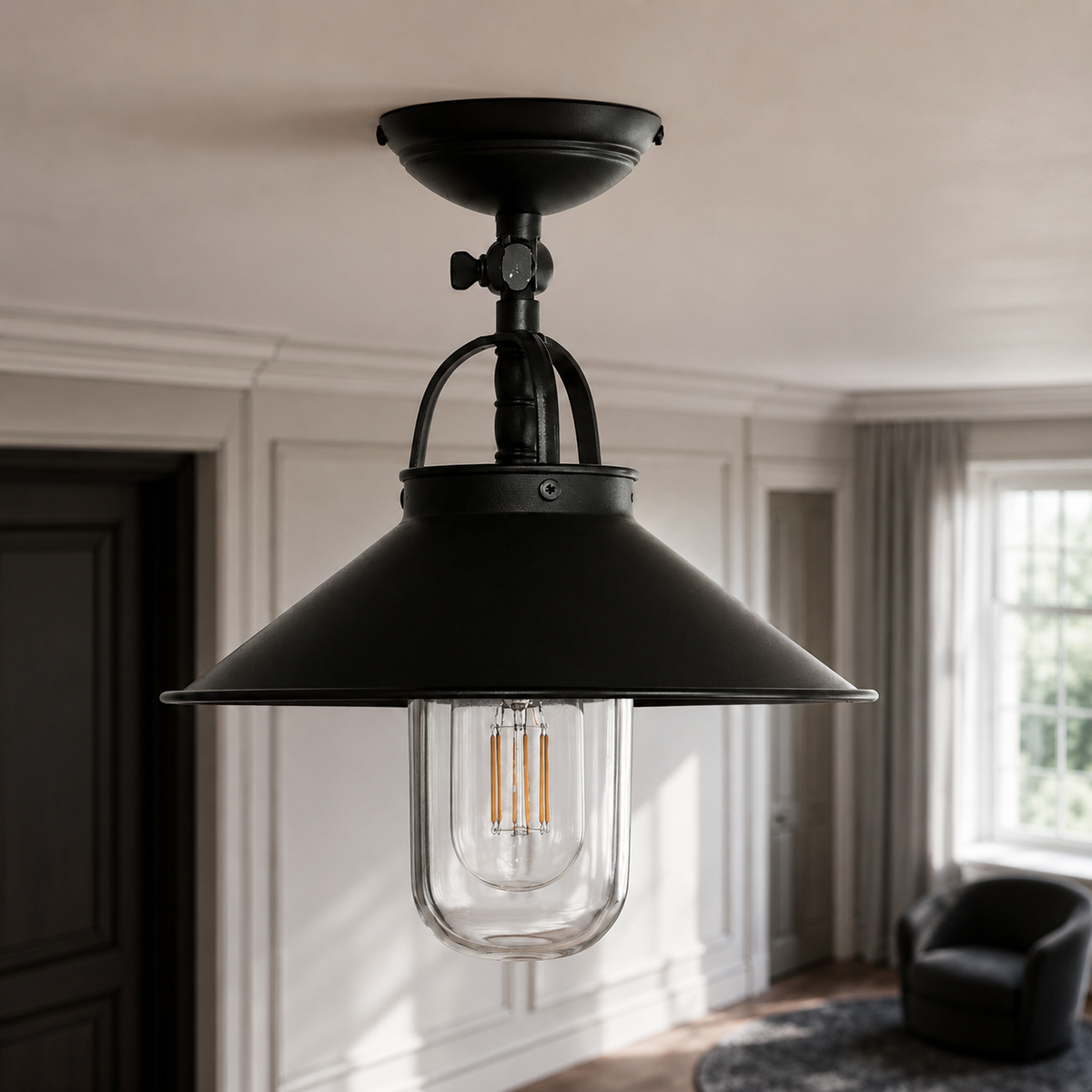 Ceiling Lamp Hedda 4311T - Black | Marcottestyle